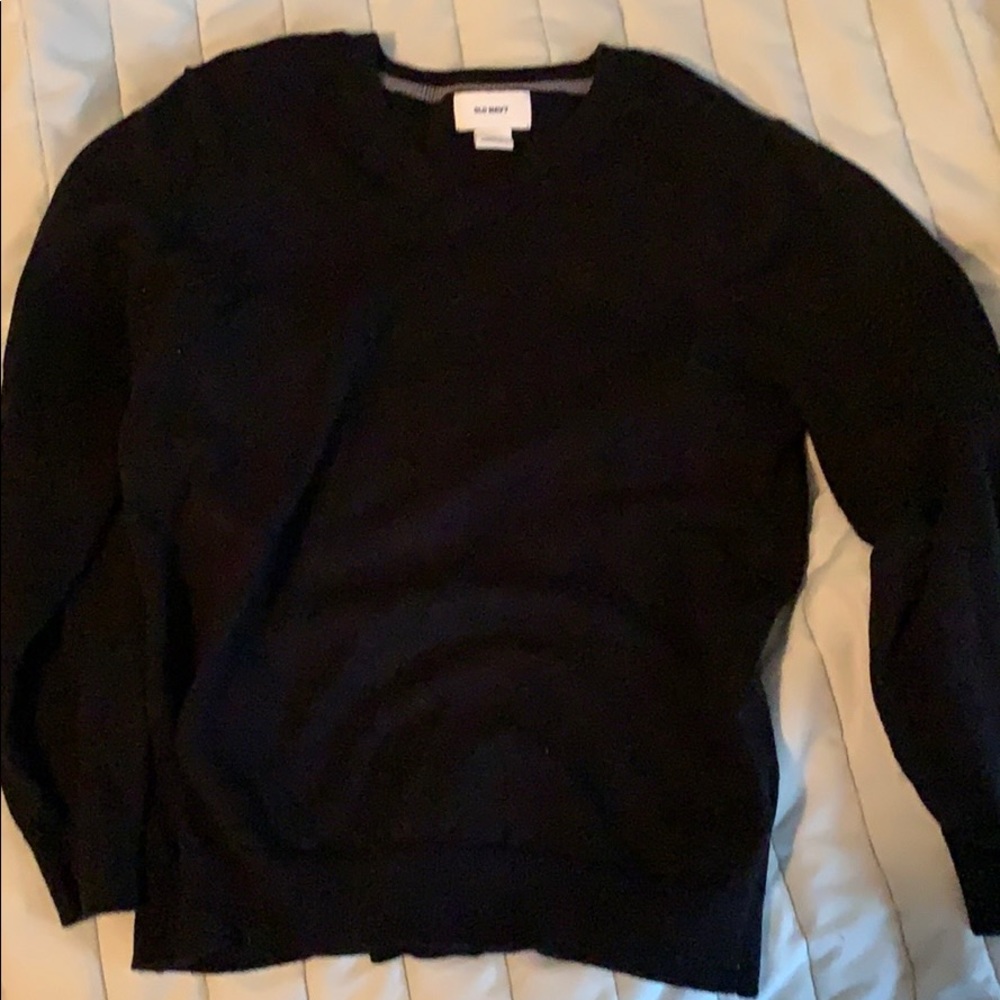 Boys Black V Neck Old Navy Sweater